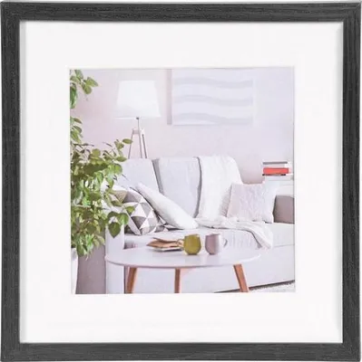 Produktbild von Henzo Modern Bilderrahmen 40x40 cm Schwarz