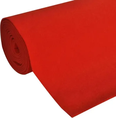 Produktbild von vidaXL Roter Teppich 1 x 10 m Extra Schwer 400 g/m²