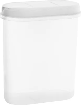 Zdjęcie produktu dla plast team 11260800 plast team Puszka do przechowywania suchych produktów Margerit, 2,4 l, biała