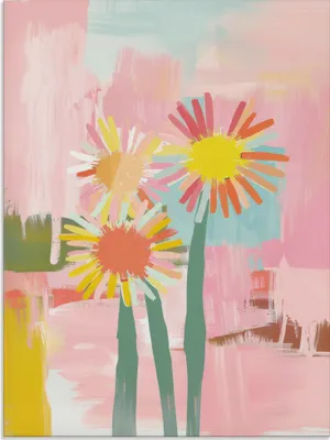 Produktbild von ARTland Glasbild Flüstern des Sommers Größe: 45x60 cm