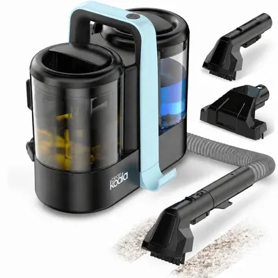 Obrázek produktu pro Vysavač s mytím CleanKoala Carpet Cleaner, pro pohovky, křesla, koberce, čalounění aut a další textilie, >12 kPa, injektážní extrakce, 1,5 l, IPX4, kompaktní, přenosný, ideální pro auta, černá