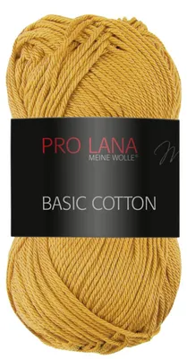 Produktbild von Pro Lana Basic Baumwolle 50g (24) oker