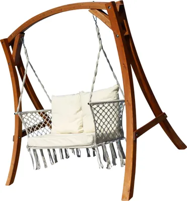 Produktbild von Design Hollywood Schaukel mit Sitzbank Waikiki aus Holz Lärche von AS-S