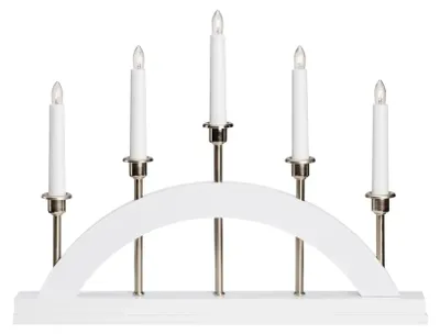Immagine prodotto di Lampadario in legno Bridge 5LED bianco