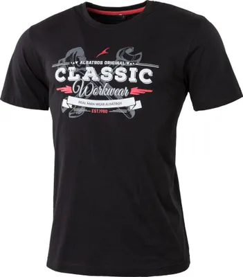 Produktbild von Albatros Classic, T-Shirt, Erwachsener, Männlich, Schwarz, Abbildung, M