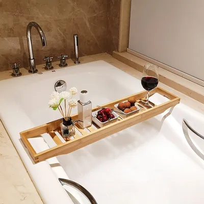 Immagine prodotto di Mensola da bagno 70 cm, colore: bambù