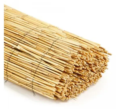 Produktbild von Strohmatte – NATUR – Geschälte, natürliche Schilfhalme – 5 x 1 m