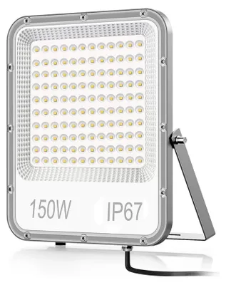 LED-Baustrahler 150 W, 15.000 lm, 6500 K, IP66, für Außenbereich