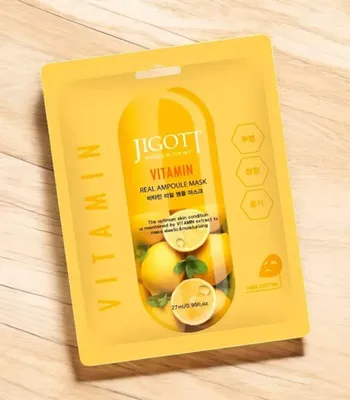 Obrázek produktu pro Jigott - Vitamin Real Ampoule Mask - Vitamínová maska 27 ml