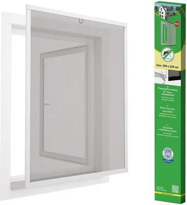 Produktbild von Fliegengitter Für Aluminiumfenster 100X120 Weiss