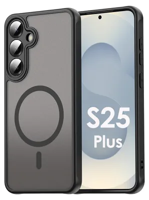 Produktbild von Handyhülle für Samsung Galaxy S25 Plus Matt Case Schutzhülle Kratzfest Passgenau Schwarz
