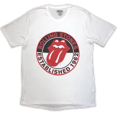 Produktbild von The Rolling Stones Est. 1962 White M Damen T-Shirt