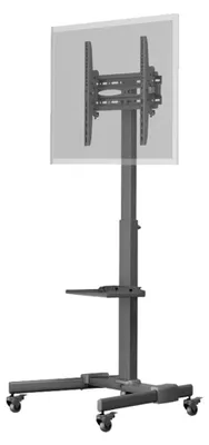 Image de Support mural pour téléviseur de 37 à 70 pouces - Réglable en hauteur - Inclinable - Compatible VESA 400x400 - Supporte jusqu'à 35 kg - Gestion des câbles