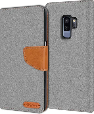 Image de Housse de téléphone portable Samsung Galaxy S9+ Housse Wallet Flip Case Protection Housse tissu Cover