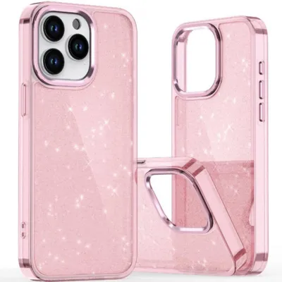 Zdjęcie produktu dla Etui Glitter Case do Apple iPhone 16e/iPhone 17e - Różowy KP40708
