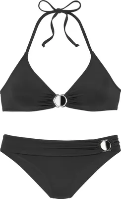 Produktbild von JETTE Triangel-Bikini schwarz Größe 38 Cup A/B