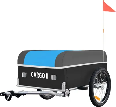 Produktbild von Tiggo VS Cargo II Fahrrad Lastenanhänger mit 130 Liter Volumen Klappbar Fahrradanhänger Transportanhänger