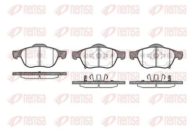 Produktbild von REMSA Bremsbeläge Satz Vorne Bremsklötze für TOYOTA Avensis Kombi (T22) 1054.02
