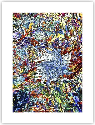 Produktbild von Poster - Poster ohne Rahmen - Abstraktion modern - 30x40 cm - Wand Bild - Wanddeko - Wandbilder - Kunstposter - Wandposter - Bilder - Kunstdruck - Wanddekoration - Wandbild - P2XPA30x40-4045