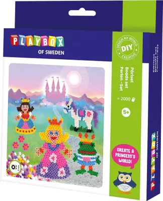 Image de PLAYBOX Perles thermocollantes Princesses 2000pcs