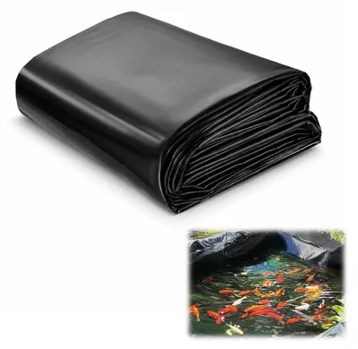 Zdjęcie produktu dla Folia do stawów rybnych i oczek wodnych, czarna, HDPE (2 x 2 metry)