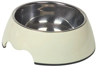 Produktbild von Nobby Melamin Napf "NOBLY", cremeweiß, M: 17,5 x 6,,5 cm, 350 ml; 73482-02