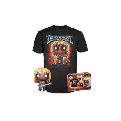 Immagine prodotto di Funko Pop! Marvel Deadpool Heavy Metal - Figurka Winylowa z T-shirtem