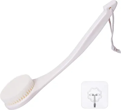 Image de Brosse à dos Brosse de massage Brosses de bain Brosses en nylon avec manche antidérapant
