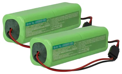 Produktbild von vhbw 2x Akku Ersatz für Futaba NT8S700B, NT8S600B, 2608B-33J für Fernbedienung Remote Control (2000 mAh, 9,6 V, NiMH)