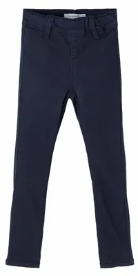 Immagine prodotto di Leggings da bambina NAME IT, in Cotonelogico, colore blu scuro, taglia 164
