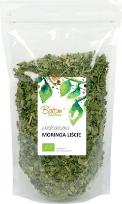 Zdjęcie produktu dla HERBATKA LIŚĆ MORINGI100 g - BATOM