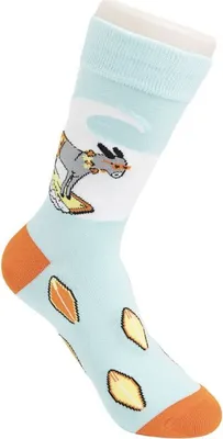 Produktbild von Musthaves - Socks / Socken Uni - Einheitsgröße Gr. 38 -45 - Esel auf Surfbrett