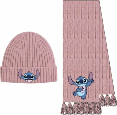 Produktbild von Disney Stitch Mü tze +  Schal-Set
