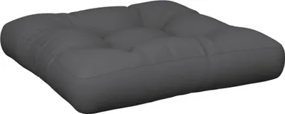 Obrázek produktu pro vidaXL Paletový polštář 50x50x12 cm Šedá tkanina