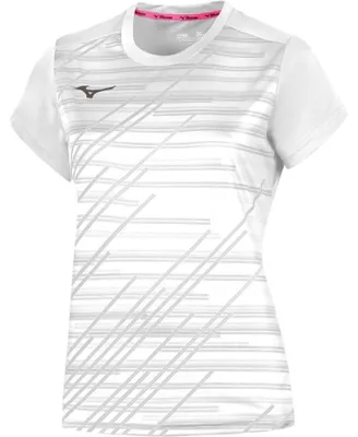 Produktbild von Mizuno Damen TEAM CHIBA Training Trikot WOS - 62EAA705, Farbe:Weiß, Textil:L