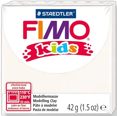 Obrázek produktu pro Staedtler FIMO 8030, Modelářská hlína, Bílá, Dětský, 1 kusů, 1 barva/barev, 110 °C