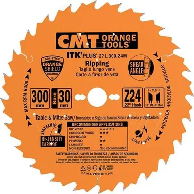 Produktbild von CMT Sägeblatt, ultradünn, 150 mm * 1,5 mm * 20 mm, 24 Zähne, universell, C27115024H