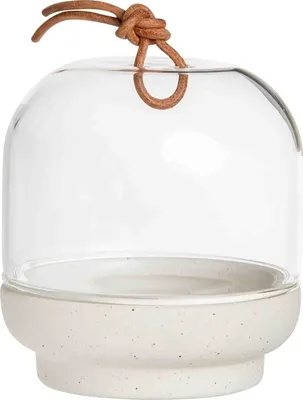 Produktbild von Schmuckschatulle mit Glasdeckel groß