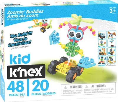 Obrázok produktu pre Stavebnica K'nex Zoomin Buddies - farebná hračka STEM 48 dielov