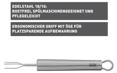 Immagine prodotto di Silit Classic Line Pellkartoffelgabel, 17 cm 3201019306 4004633304289