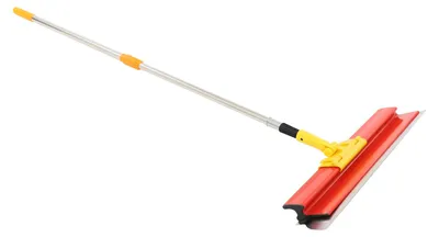 Produktbild von Spachtelset für Wand und Trockenbau - Flächenspachtel - Teleskopstiel 80–130 cm - 4 Klingen 25–80 cm - Edelstahl