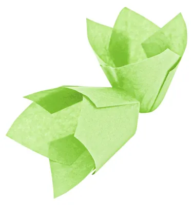 Immagine prodotto di Stampo per muffin a forma di tulipano, verde