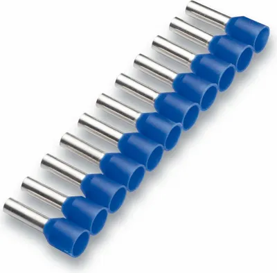Produktbild von Isolierte Aderendhülse, , Stift-/Gesamtlänge 8/14 mm, 0,5qmm, Kennfarbe (Pack à 500 Stück)