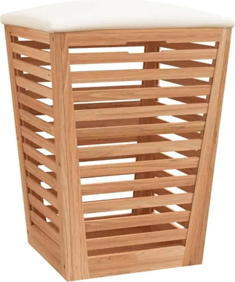 Obrázek produktu pro vidaXL Koupelnová stolička 40,5x40,5x56 cm Masivní ořechové dřevo