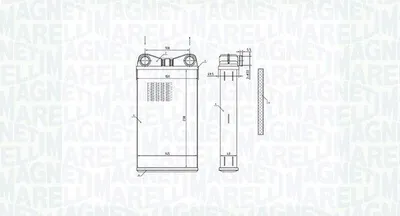 Immagine prodotto di Scambiatore di calore, riscaldamento interno MAGNETI MARELLI 350218472000