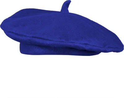 Imagen del producto de Bonito gorro vasco para adultos, color azul - Talla única