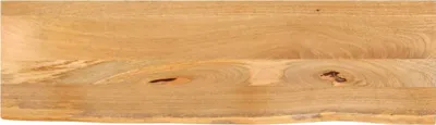 Produktbild von Möbel Tischplatte mit Baumkante 110x40x3,8 cm Massivholz Mango - Schreibtischplatte 370493