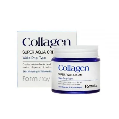 Image de Collagen Super Aqua Cream Crème d'hydratation intensive au collagène Goutte d'eau 80ml