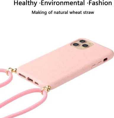 Produktbild von Hülle für Apple iPhone 14 Pro Max Handyhülle Silikon Case Handykette Cover Band