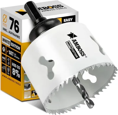 Produktbild von AMBOSS M42 Bimetall Lochsäge 76mm + Aufnahme